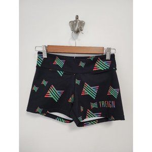 Treign playalinda himantes black green spartan booty shorts S
